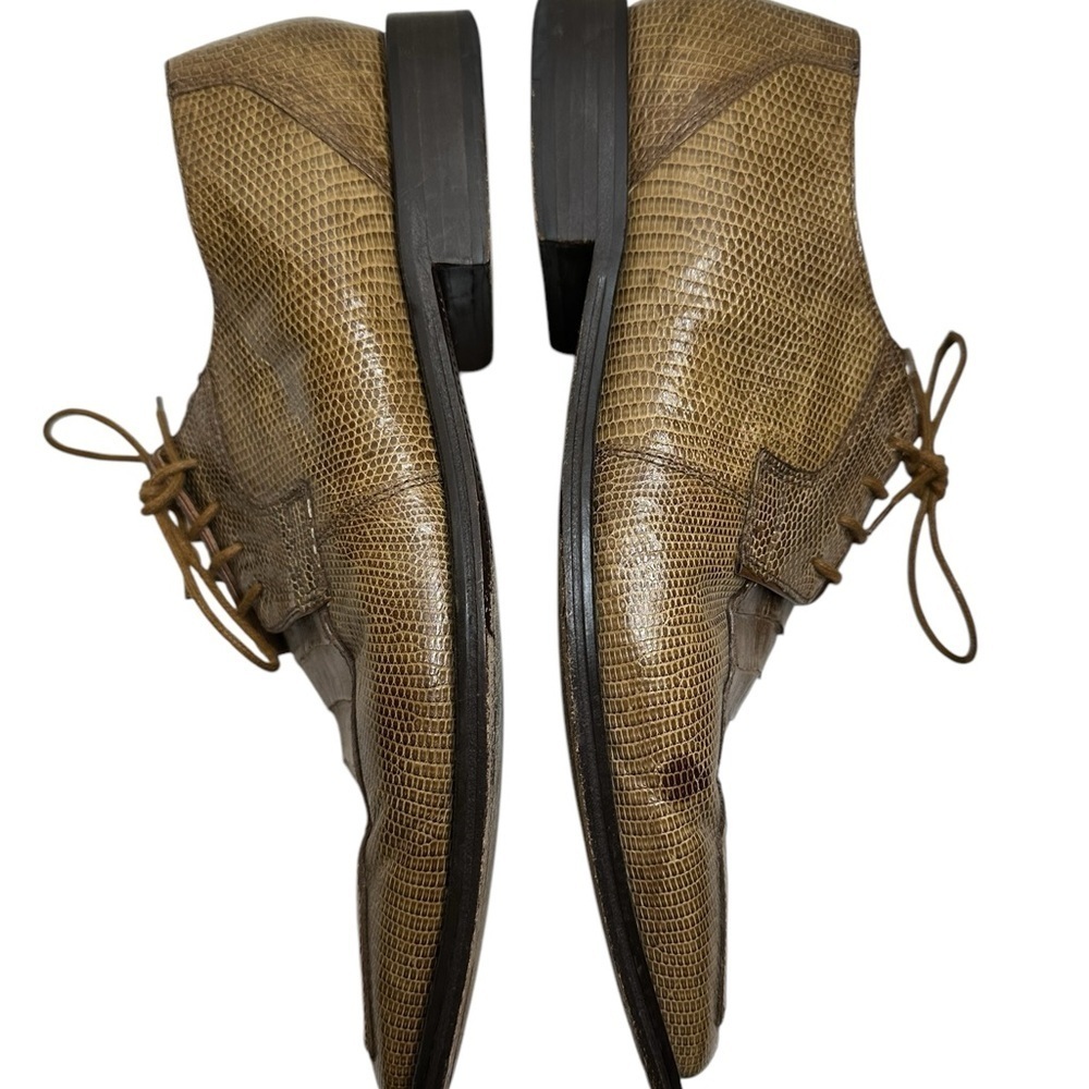 Men's Brown Leather Dress Shoes - Picture 8 of 16